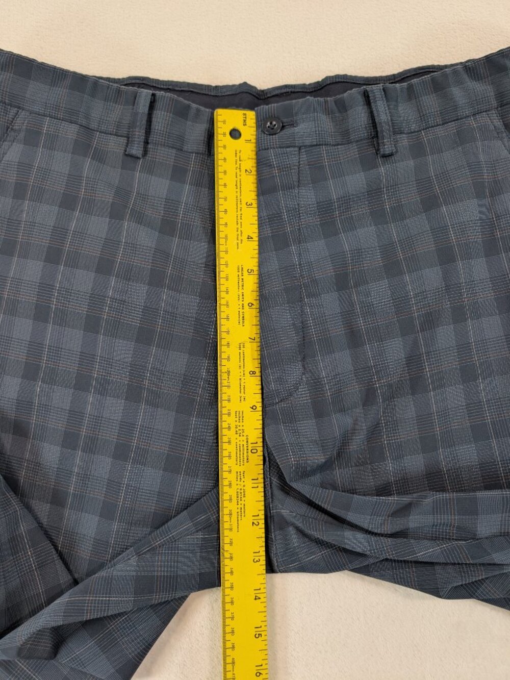 Nike Golf Pants Dri-FIT Navy Blue Plaid Straight Leg Mens 36x36‎ | BUNDLE - Picture 9 of 10